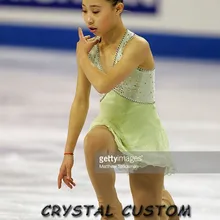 Платья для фигурного катания на коньках для девочек; Модное изящное Новое Брендовое платье для фигурного катания; DR4040