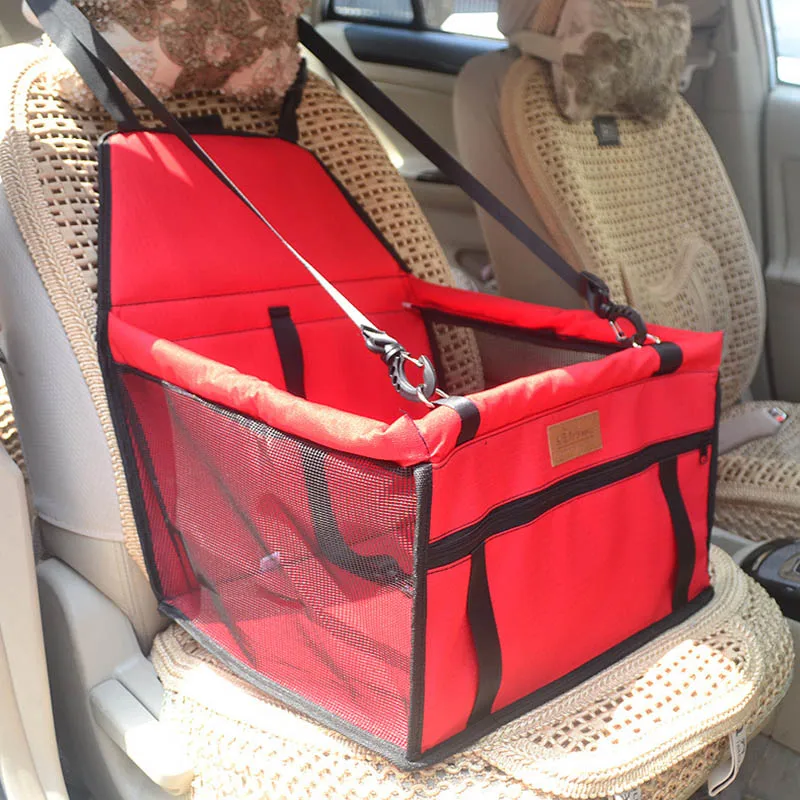 Online Double Thick Travel Accessories Mesh Hanging Bags Folding Pet Supplies Waterproof Dog Mat Blanket Safety Pet Car Seat Bag