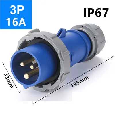 Uitroepteken Autonomie Reden 16A IP67 Waterdichte Elektrische Industriële Stopcontact 3P 4P 5P  Mannelijke/Vrouwelijke Industriële Connector - AliExpress Licht &  verlichting