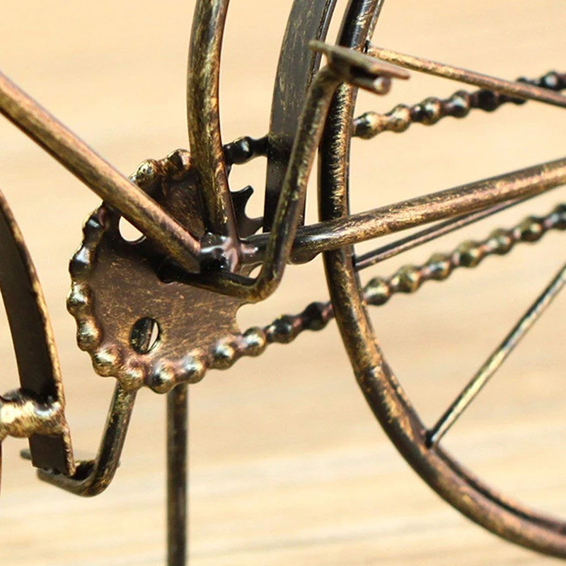 Винтаж велосипедов Тип настольные часы классические не тикают Тихая ретро декоративные велосипед часы для Гостиная кабинет кафе B