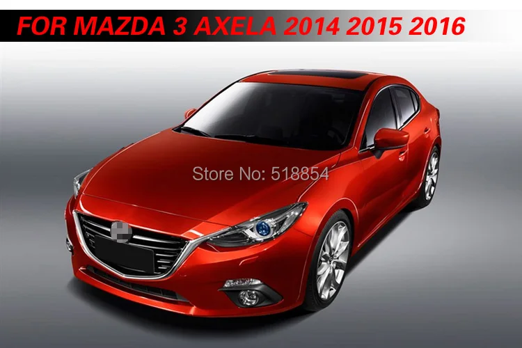 ACCSSORIES для MAZDA 3 AXELA хром внутренняя дверная ручка Крышка окантовка защитных стекол приборов отделка Внутренняя Рамка стикер для выемки 4 шт./компл