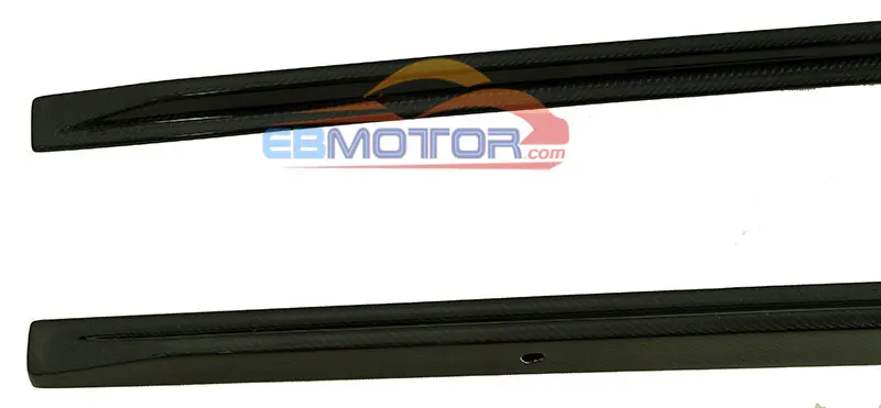 3D Style Real Carbon Fiber Side Skirts 2 pcs For BMW F06 640i 650i M6 M-Sport package