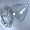 Tapón anal grande de 120x72mm para mujer, juguete sexual de cristal transparente, dilatador, estimulador de punto g ► Foto 2/6