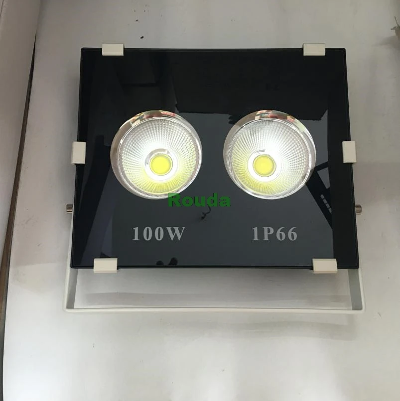 

new arrival LED FloodLight 100W Reflector Led Flood Light Spotlight 220V 110V Waterproof Outdoor Wall Lamp ROUDA
