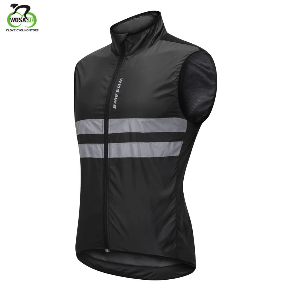 high viz cycling gilet