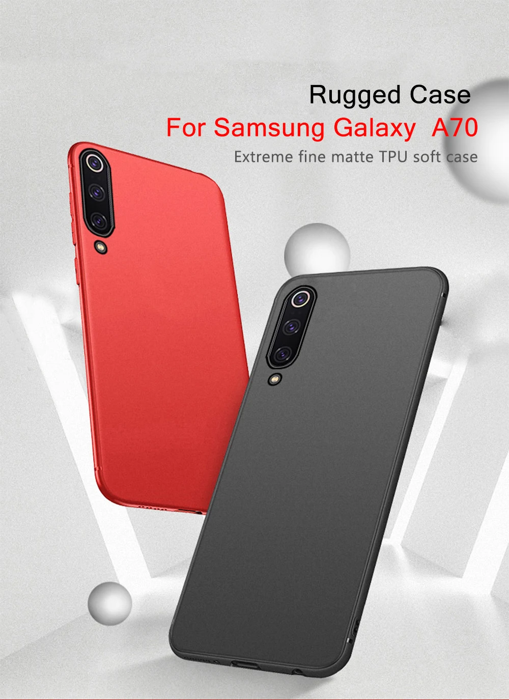 Для samsung Galaxy A70 A50 чехол ультра тонкий мягкий силиконовый чехол для samsung A50 A 50 A70 A 70 A705F матовый чехол