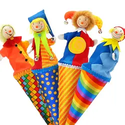 Бренд ребенок милый клоун Pop Up куклы/деревянный телескопические палки кукла/Детские подарки на день рождения/плюшевые игрушки куклы для