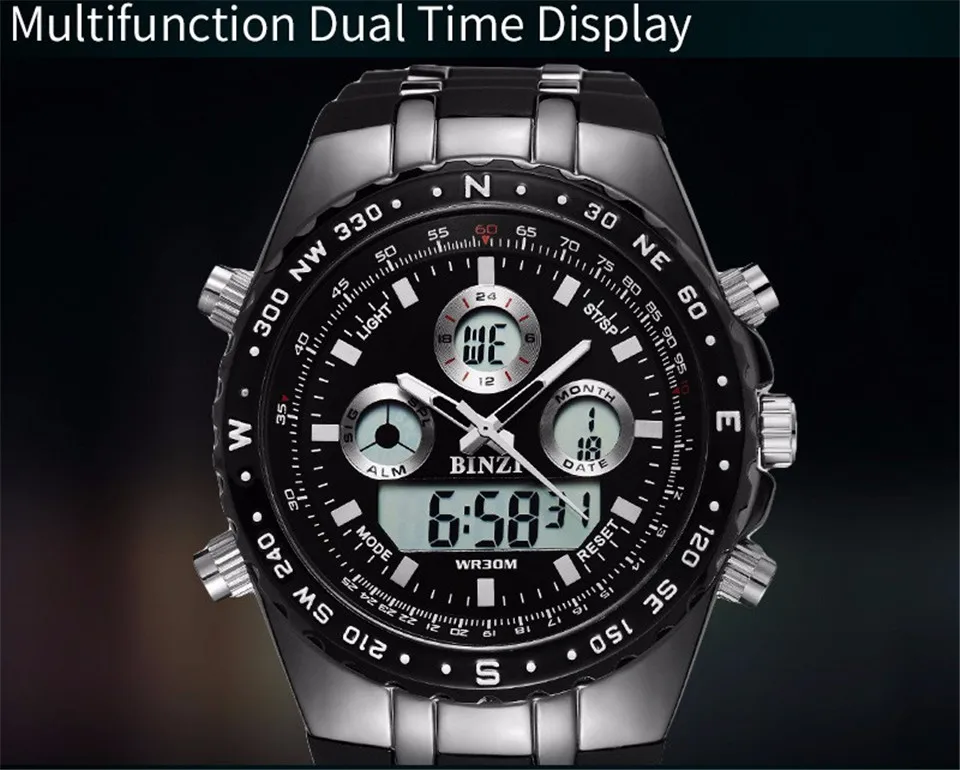 Men Sports Watches Top Brand Luxury 2018 For Men Military Wristwatch Male Clock relogio masculino Quartz Wrist Watch Waterproof (6)