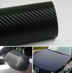 50 см* 200 см 3D автомобильная пленка из углеродного волокна, виниловая пленка из углеродного волокна, пленка для обертывания, рулонная пленка, наклейки для автомобиля, аксессуары для стайлинга автомобилей мотоцикла