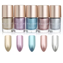 Nicole Diary 9 мл Лак для ногтей металлик зеркальный эффект Блестящий металлический лак для ногтей маникюрный лак 5 цветов