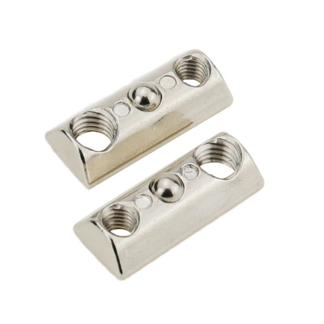 Buy 20pcs M6 M8 2 Thread Holes Half Round Elasticity