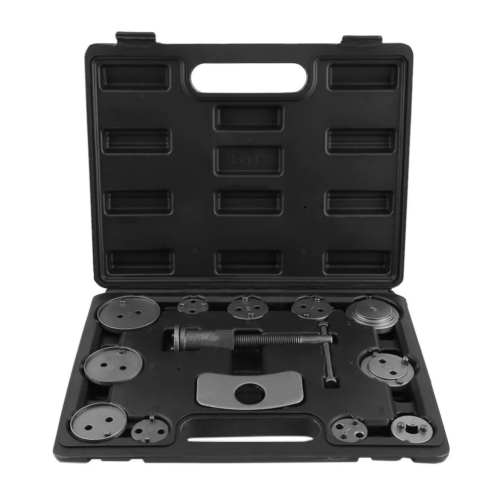 13pcs Car Disc Brake Caliper Set Wind Back Brake Piston Compressor Kit