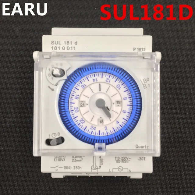 free shipping analog mechanical timer switch 110v 220v 24 hours