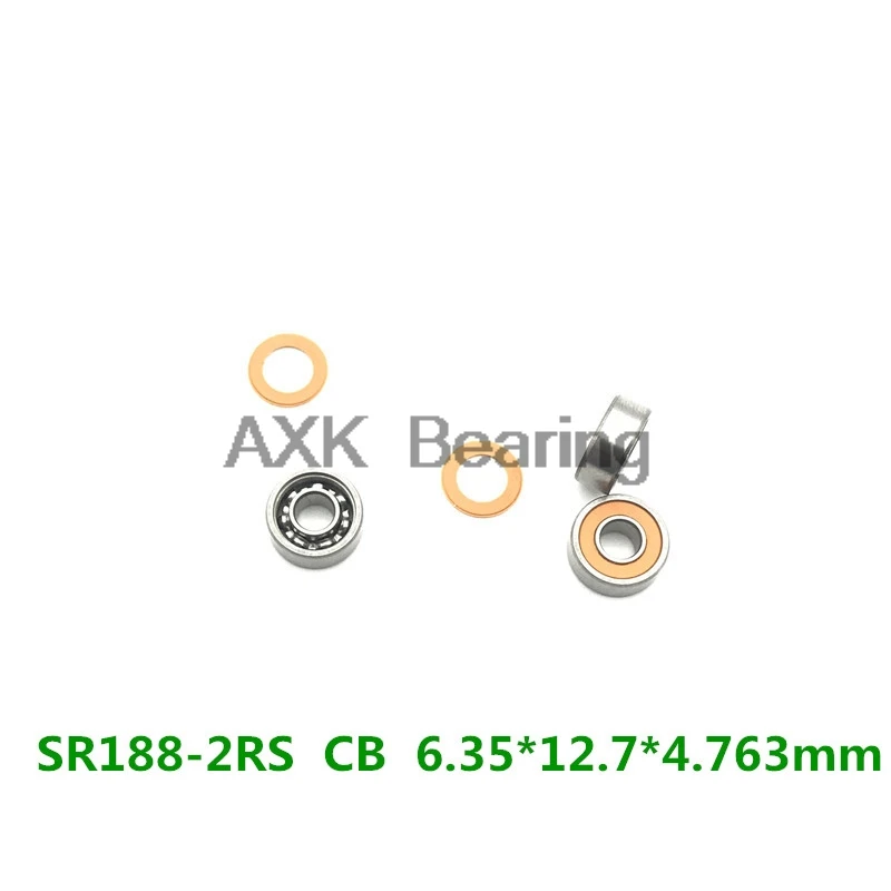 1 шт. 6 35X12 7X4 763 SR188 CB ABEC7 1/4 &quotx1/2&quot x3/16 &quotиз нержавеющей стали Гибридный
