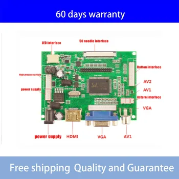 

LCD Display TTL LVDS Controller Board HDMI VGA 2AV 50 PIN for AT070TN90 Support Automatically VS-TY2662-V1 Driver Board