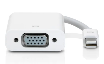 

Apple Mini DisplayPort to VGA Adapter Mini DisplayPort Male to VGA Female Connector Converter Male Female White