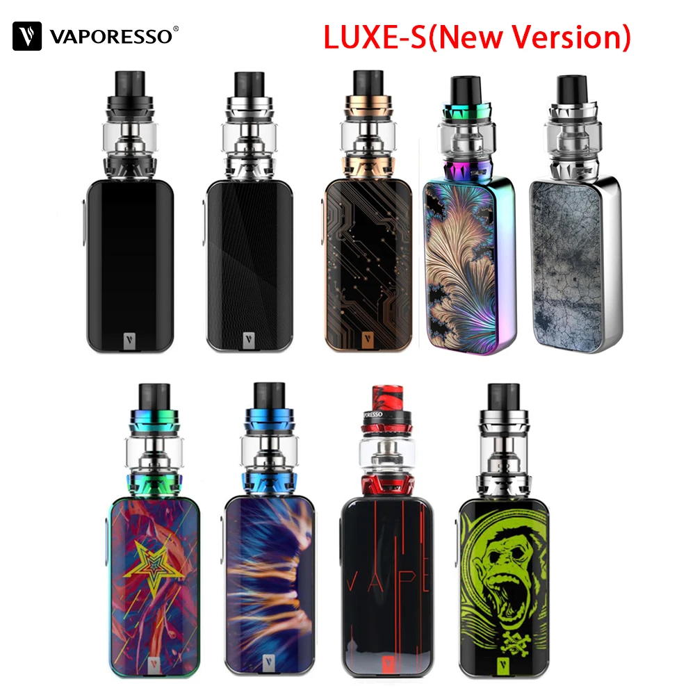 Оригинальные электронные сигареты Vaporesso LUXE S II с 8 мл роскошным зеркальным