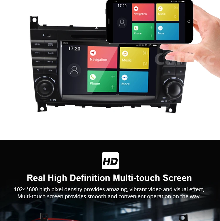 Top Android 9.0 Car Multimedia GPS Radio for Mercedes-Benz CLK-Class W209 2005-2006 C-Class W203 2004-2007 GPS Radio Carplay 6 Top Android 9.0 Car Multimedia GPS Radio for Mercedes-Benz CLK-Class W209 2005-2006 C-Class W203 2004-2007 GPS Radio Carplay 6