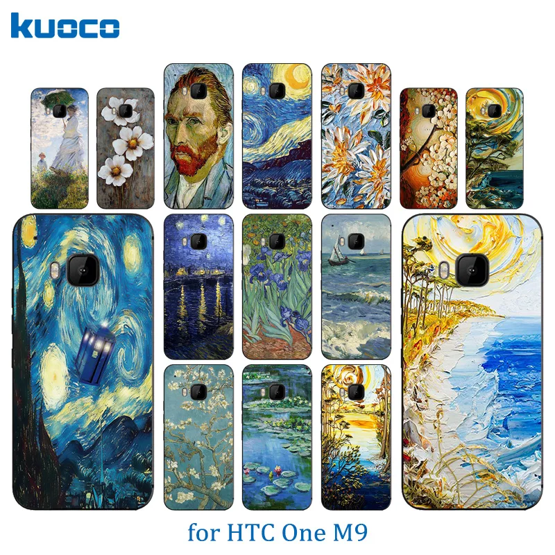 Чехол для телефона с рисунком Ван Гога чехол HTC One Hima M9 задняя крышка силиконовый