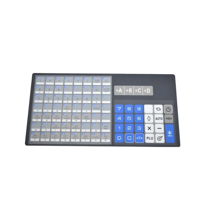 Nova Versão Inglesa 56 Teclas Teclado Filme para Digi Sm500 Sm500 Retail Electronic Scale Printer