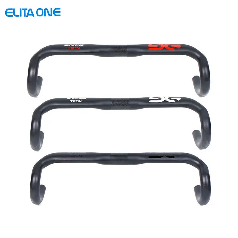 

ELITA ONE road bike Ultralight carbon handlebar Professional riding Round tube Curved handlebar Bright sign Can be customized