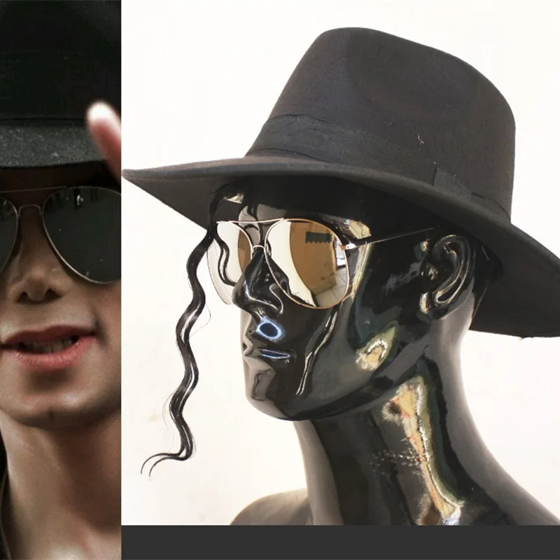 MICHAEL JACKSON MJ Topi Hitam Klasik 