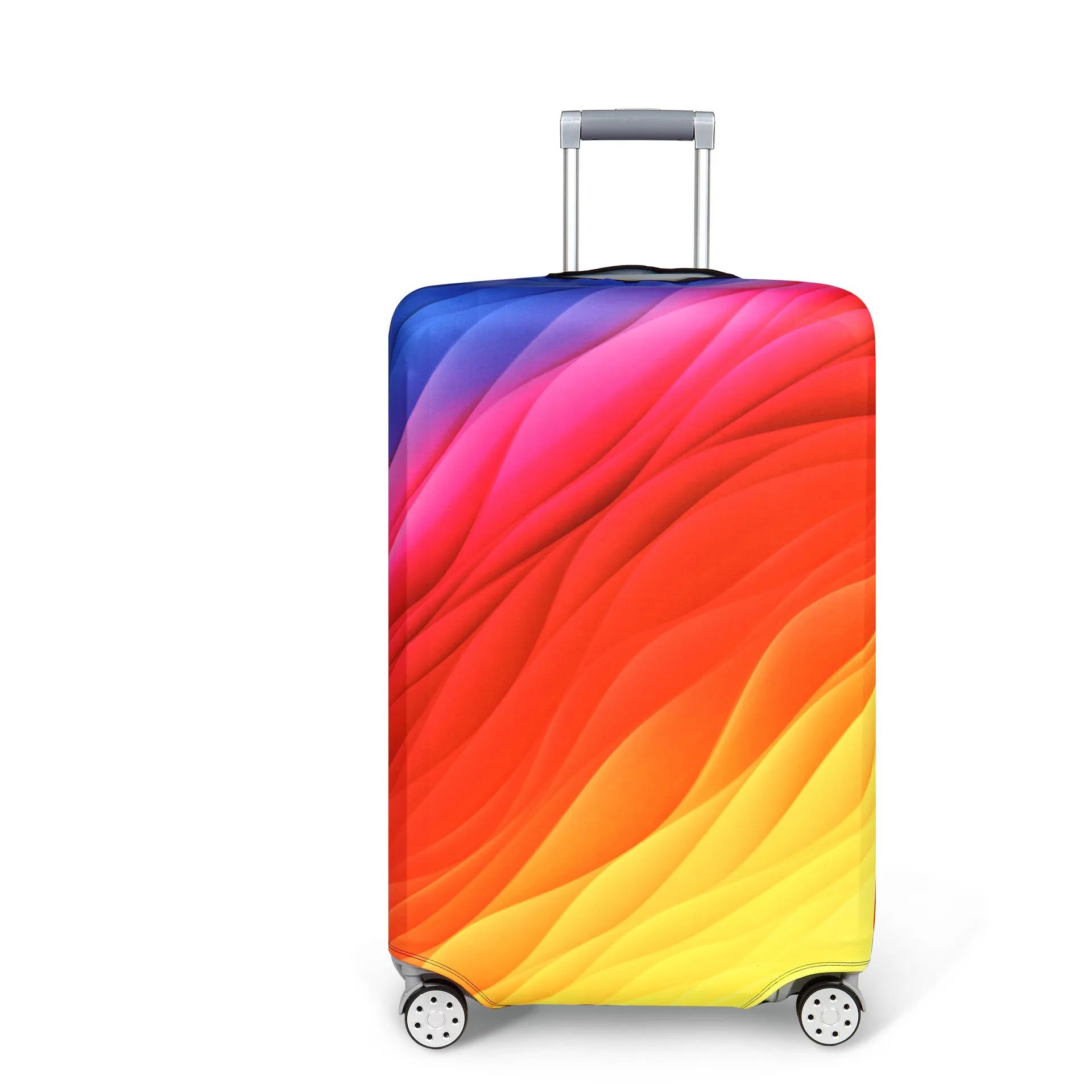Чехол на чемодан Толстый багажный чехол для путешествий, защитный чехол для багажника, чехол для чемодана 19 ''-32'', аксессуары для путешествий чехол для чемодана - Цвет: 1106