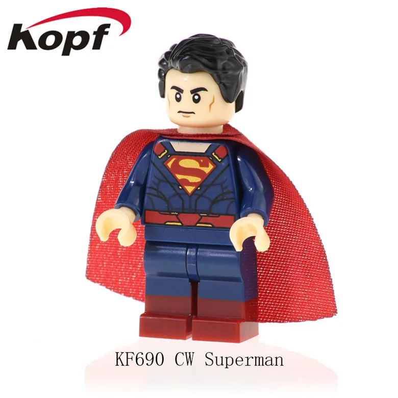 

20Pcs Building BLocks Super Heroes Joker CW Superman Donna Troy Superboy Action Figures Gift Toys For Children KF690