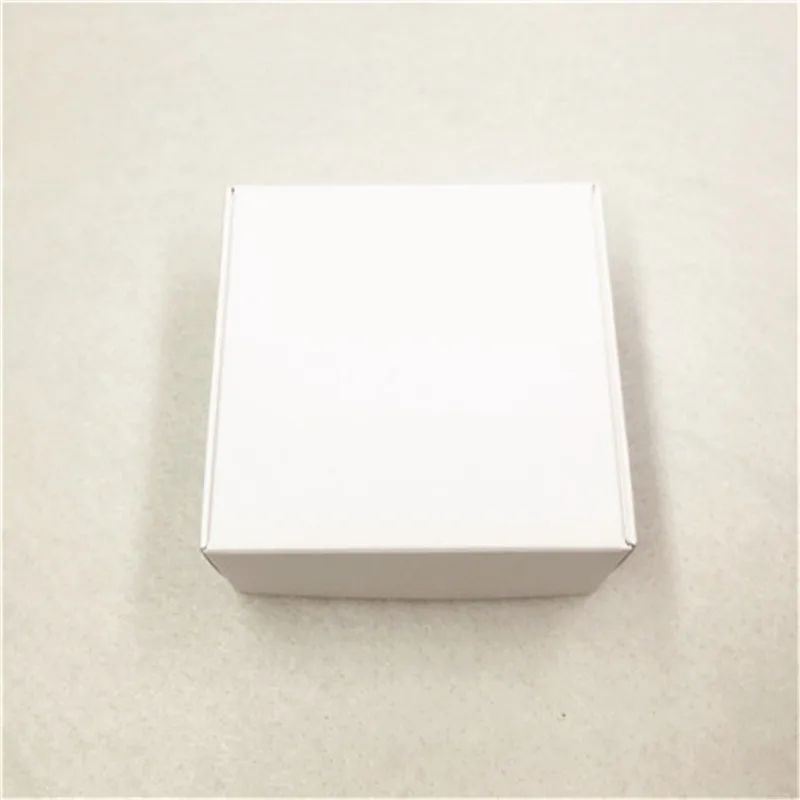 20 шт крафт-бумаги картонные коробки для хранения с окном подарки коробка для продуктов/сувениры подарки/коробка для упаковки ювелирных изделий Популярные коробки - Цвет: White