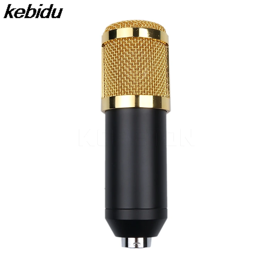 Kebidu Новый конденсаторный микрофон для записи проводной телефона