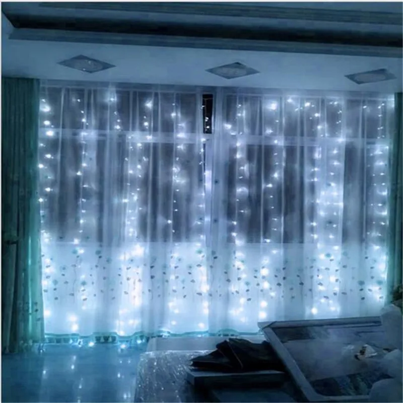 3M x 3M 300 LED Outdoor Home Warm White Christmas Decorative xmas String Fairy Curtain Garlands Strip Party Lights For Wedding 3M x 3M 300 LED Outdoor Home Warm White Christmas Decorative xmas String Fairy Curtain Garlands Strip Party Lights For Wedding