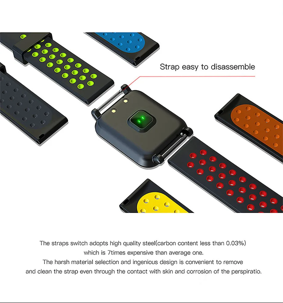 COLMI Smart Watch Men Tempered glass Fitness Tracker Blood pressure IP68 Waterproof Activity Tracker Women Smartwatch 3