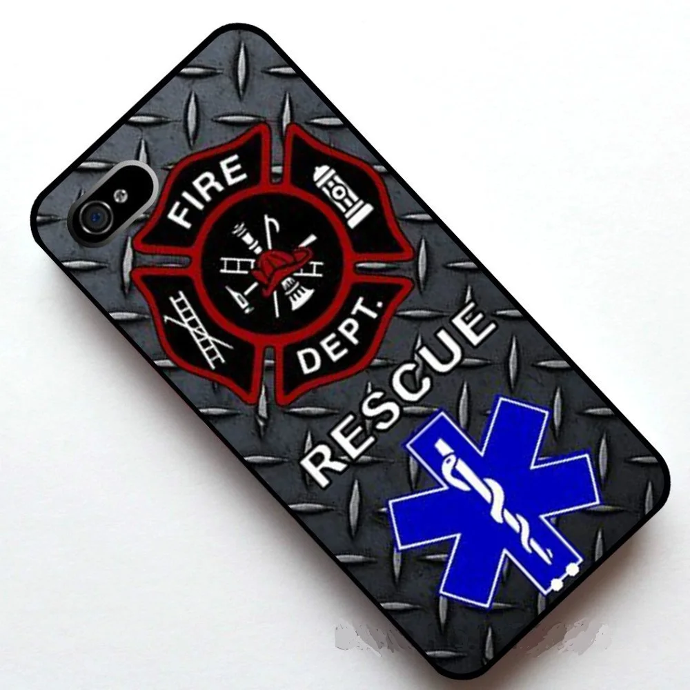 EMT Firefighter Fireman Fire phone case for iPhone 4s 5s 5c 6 6s Plus