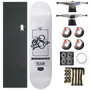 SK8ER Complete Canadian Skateboard Deck 8/8.125/8.25 inch Skate Board Wheels & Trucks & Bearings Double Rocker Skateboard Parts
SK8ER Complete Canadian Skateboard Deck 8/8.125/8.25 inch Skate Board Wheels & Trucks & Bearings Double Rocker Skateboard Parts