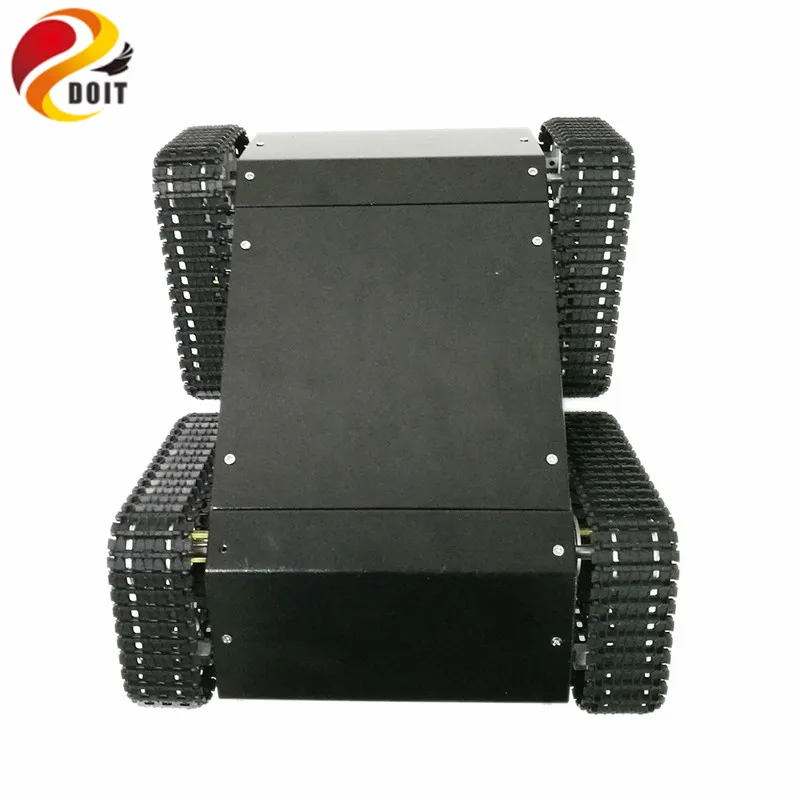 US $211.00 DOIT Black RC Tank VT100 with Enclosed Space for Electrical Devices from Arduino Development Kit