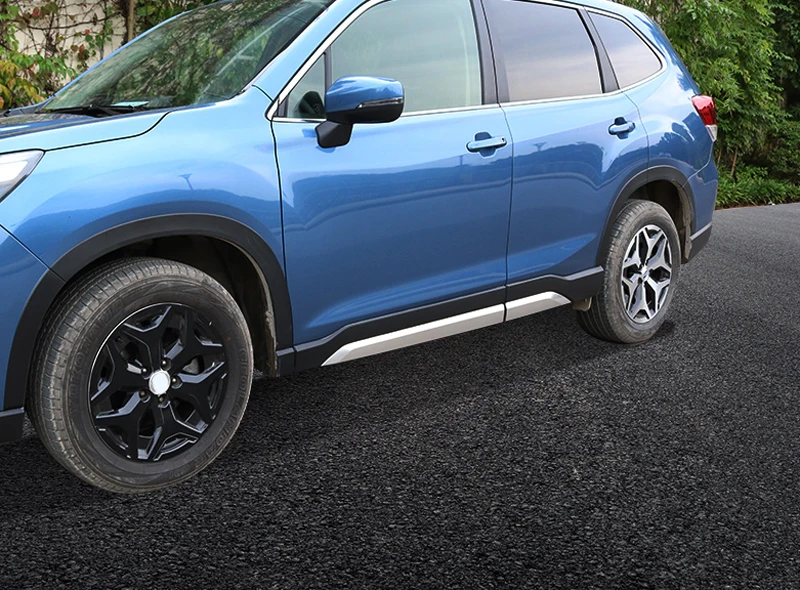 

Car Styling 4PCS Stainless Steel Matte Exterior Door Car Body Molding Cover Trim For Subaru Forester SK 2019