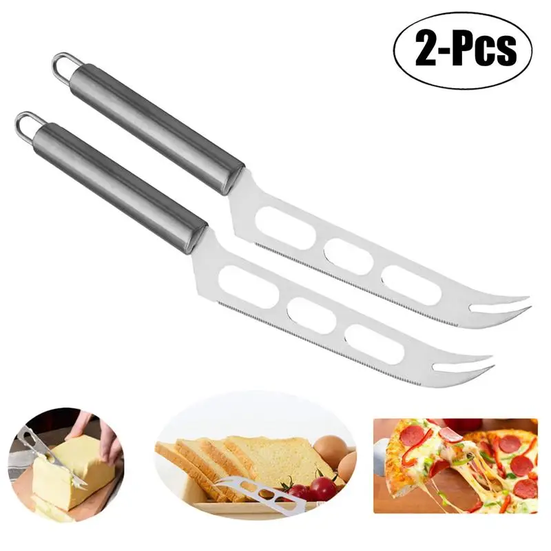 JUSTDOLIFE Cheese Spreader Stainless Steel Cheese Flatware for Butter