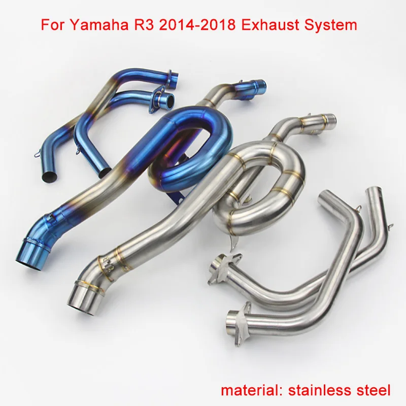 

2014 2015 2016 2017 2018 for Yamaha YZF-R3 Motorcycle Stainless Steel Full Exhaust System silp on 51mm Exhaust Muffler Pipe