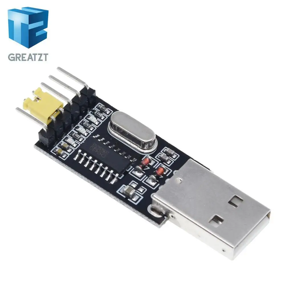 Модуль GREATZT CH340 с USB на TTL CH340G обновленная загрузка маленькая пластина для щеток
