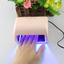 Профессиональный 9 W Светодиодный УФ светодиодная лампа для ногтей лампа для сушки ногтей гель для дома