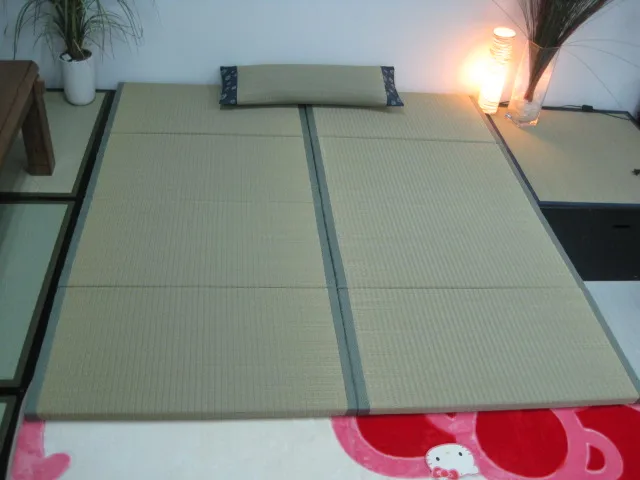 30% складной японский традиционный татами матрас коврик прямоугольник большой портативный пол соломенный Коврик для йоги спящий татами коврик