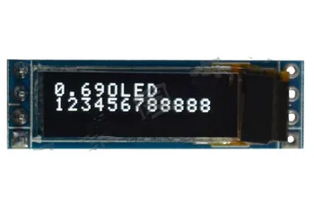 

0.69 inch 4PIN White OLED Module SSD1306 Drive IC 96*16 I2C IIC Interface
