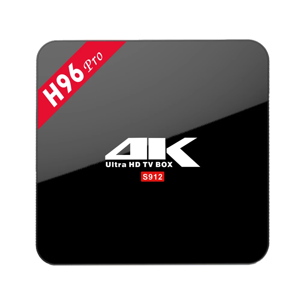 

H96 Pro S912 TV Box Android 7.1 Amlogic S912 Octa Core 3GB 16GB 4K UHD Set up Boxes with IPTV Subscription 5000CH 10000VOD Euro