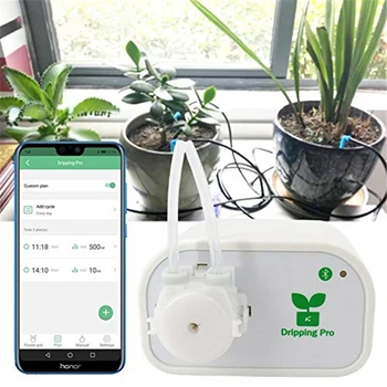 

FIRMOR Automatic Drip Irrigation Kit Cell Phone Control Intelligent Houseplants Self Watering System Water Pump Timer System