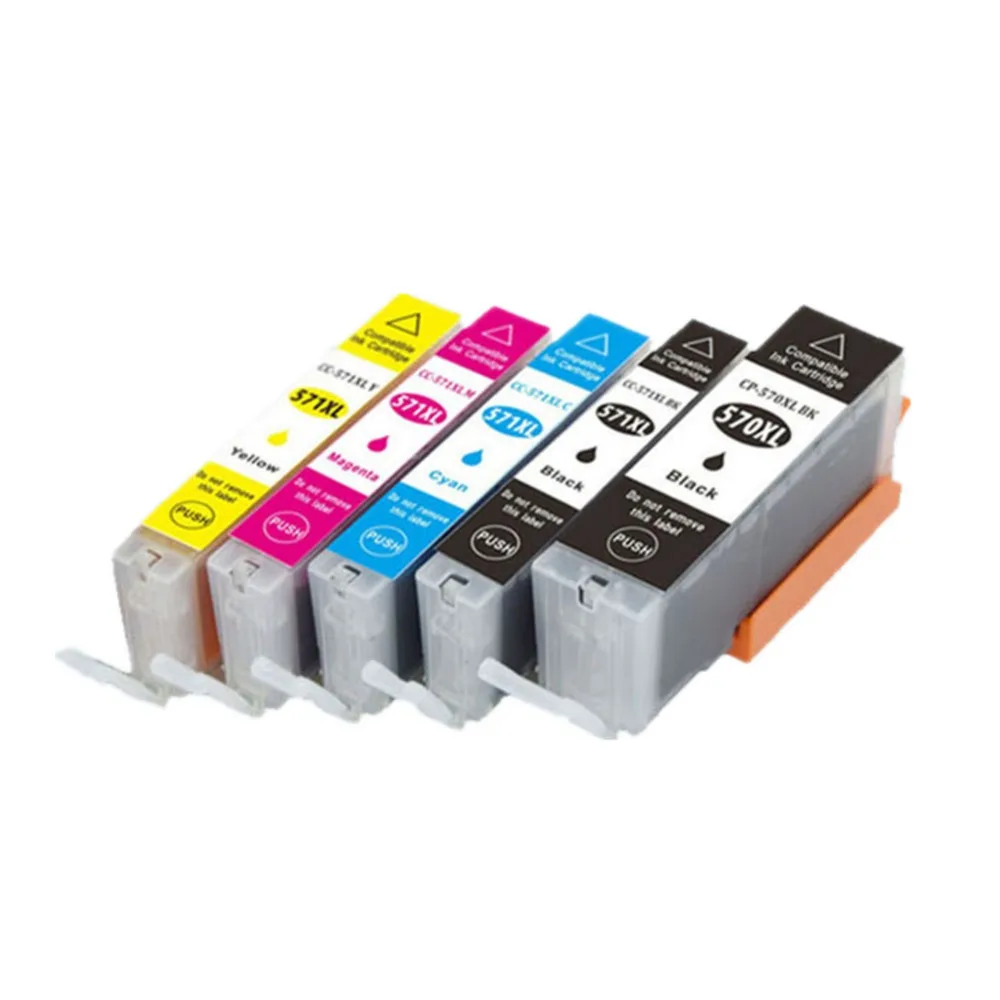 

YI LE CAI compatible ink cartridge For Canon 570 570XL PGI-570 PGI570 CLI571 PGI570XL PIXMA MG5750 MG5751 MG5752 MG5753 MG6850