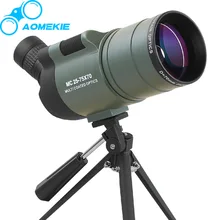 AOMEKIE 25-75X70 Мак увеличить зрительная труба с штатив для наблюдения за птицами Водонепроницаемый долгосрочной целевой Диапазон съемки Монокуляр телескоп