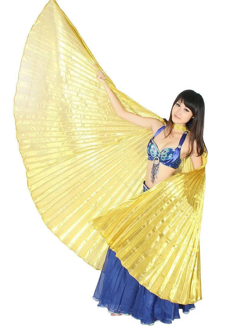 Hot popular women Egyptian belly dance Isis wings of gold in the sale of 10  color HOT wholesale