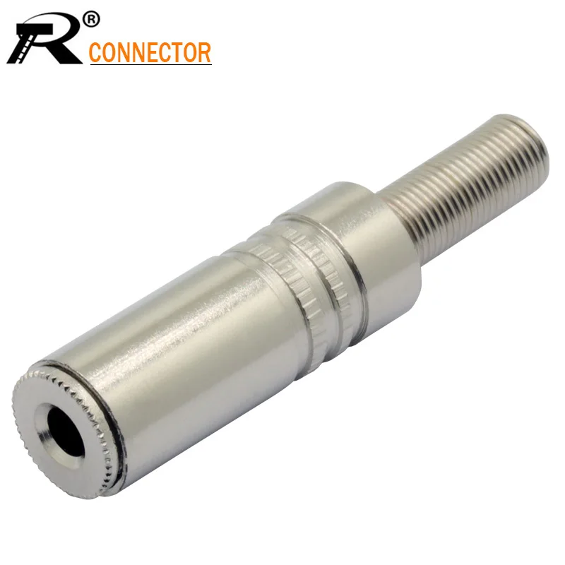 

Wire connector Jack 3.5mm stereo female inline socket solder connector 1pc