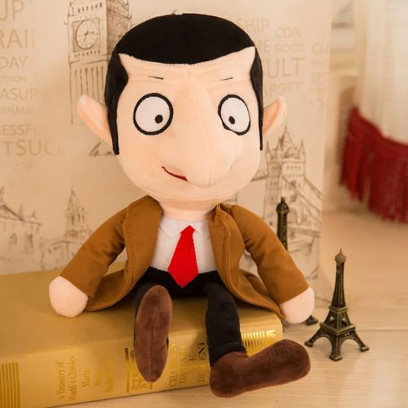 30 см фильм Mr Bean плюшевый мишка милые плюшевые мягкие игрушки Mr. Bean плюшевый мишка плюшевые игрушки для детей подарок на день рождения подарки