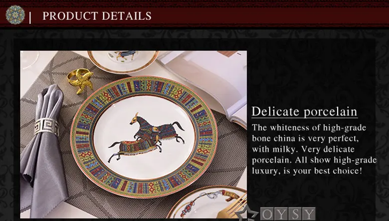 Европейский Стиль Керамика посуда набор костяного фарфора Мода красный дизайн 4 шт. наборы посуды полосатый набор посуды новоселье подарки